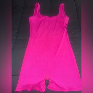 Vibrant Pink Sleeveless Romper